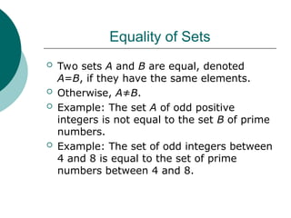 Sets and Formulas of solutions in basic math | PPT