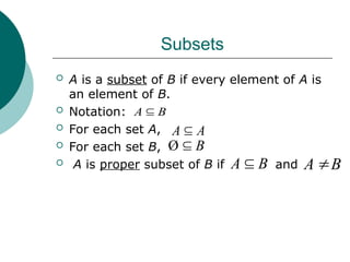 Sets and Formulas of solutions in basic math | PPT