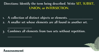 Comprehensive Guide to Sets, Subsets, Union, and Intersection in ...