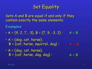 Introduction to sets in mathematics pptx | PPT