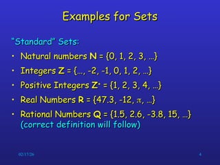 Introduction to sets in mathematics pptx | PPT