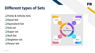Sets and set operations
