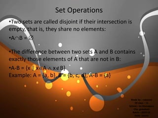 Sets by navneet class 11 | PPTX