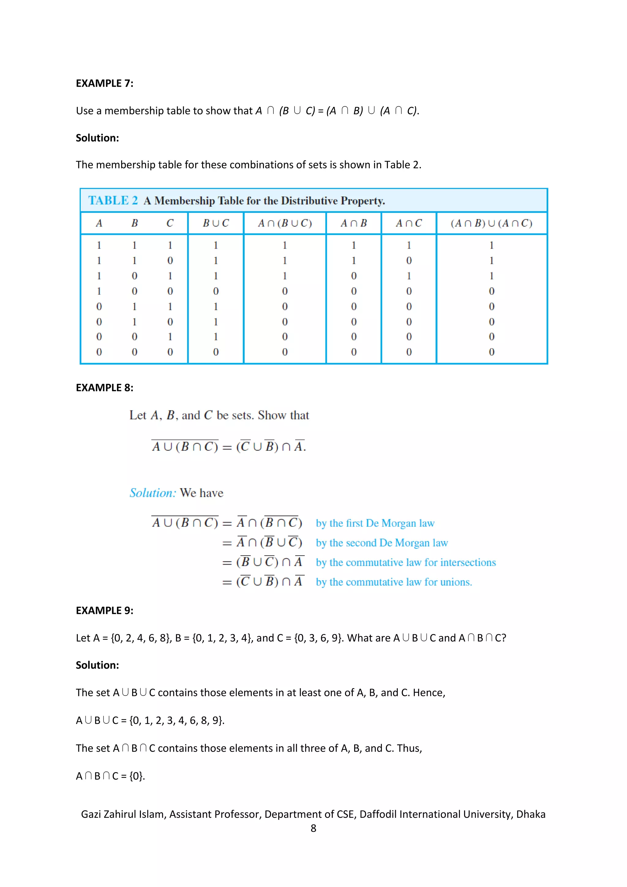 Sets in discrete mathematics | PDF