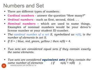 Cardinal No Sets matheasy ppt own | PPT