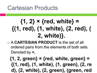 Sets Part II: Operations