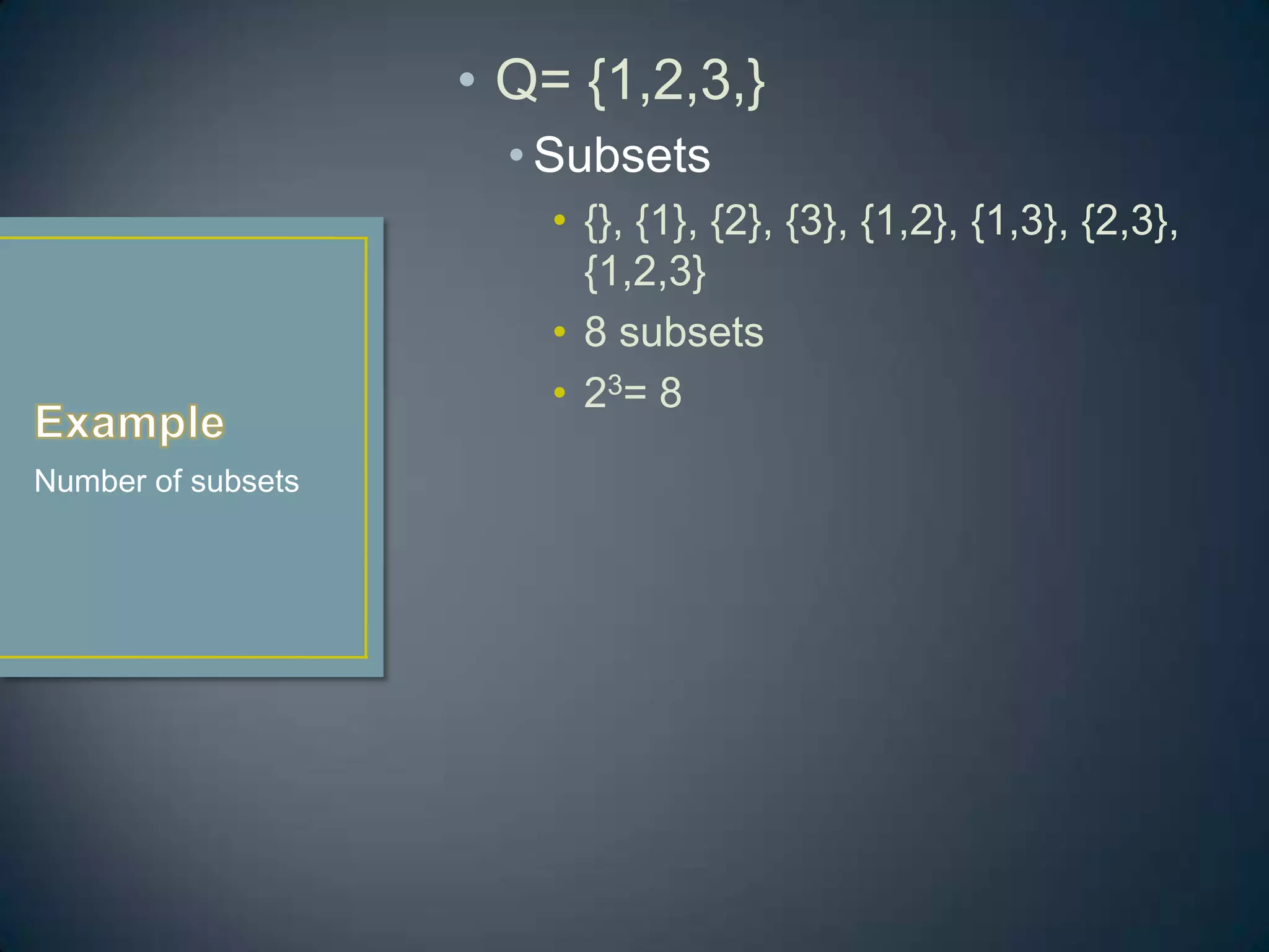 Sets, subsets, compliments | PPTX