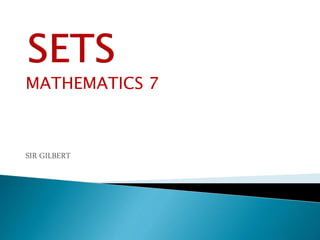 1. sets and basic notations | pptx Images High Quality... Sets | PPTX