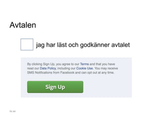 Avtalen
jag har läst och godkänner avtalet
iis.se
 