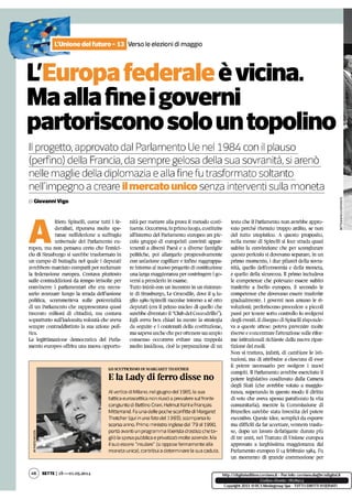 EUROPA: breve cronistoria