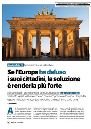 EUROPA: breve cronistoria