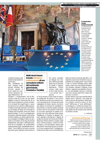 EUROPA: breve cronistoria