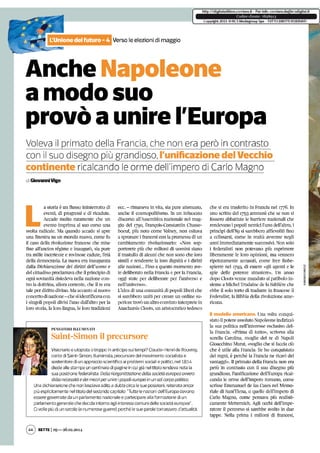 EUROPA: breve cronistoria