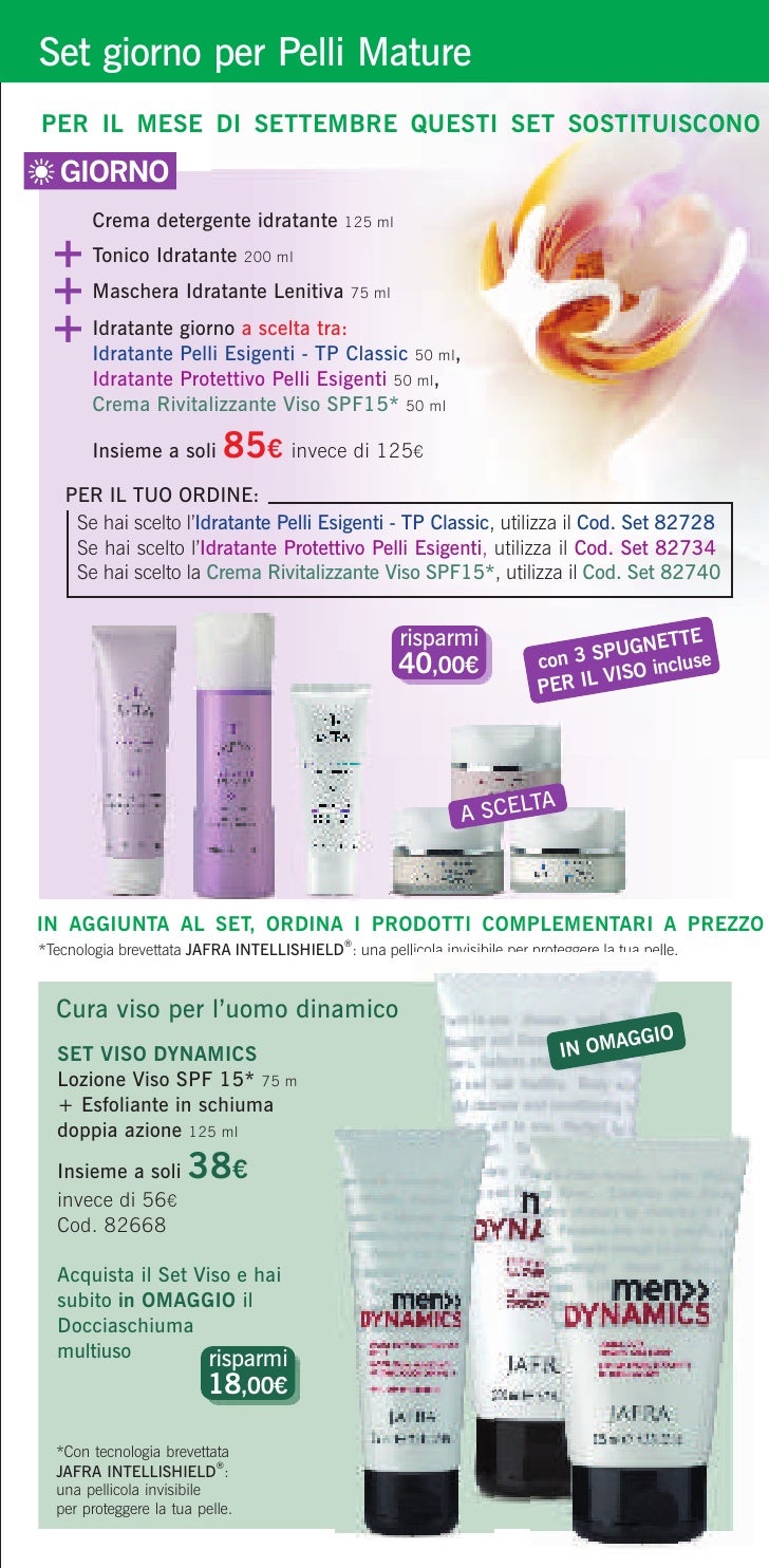 maschera viso jafra maschera viso jafra