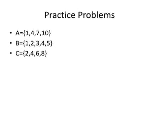 Set theory | PPTX