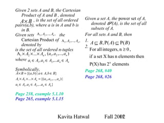 Set theory | PPT