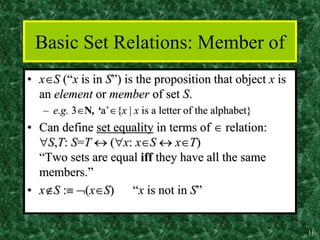 Set theory | PDF
