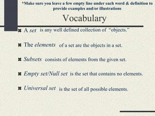 Set Theory | PPT
