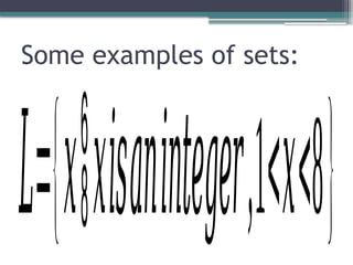Set Theory (Introducing Sets - Examples).pptx