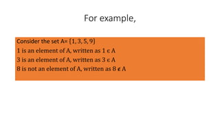 Set theory - Master of Arts | PPTX