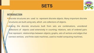 INTRODUCTION TO Set Theory- Unit 4 .pptx