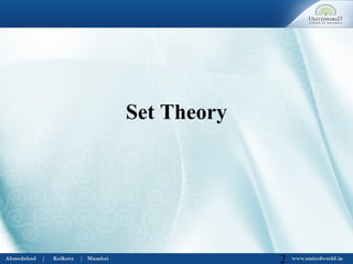 Set theory | PPT
