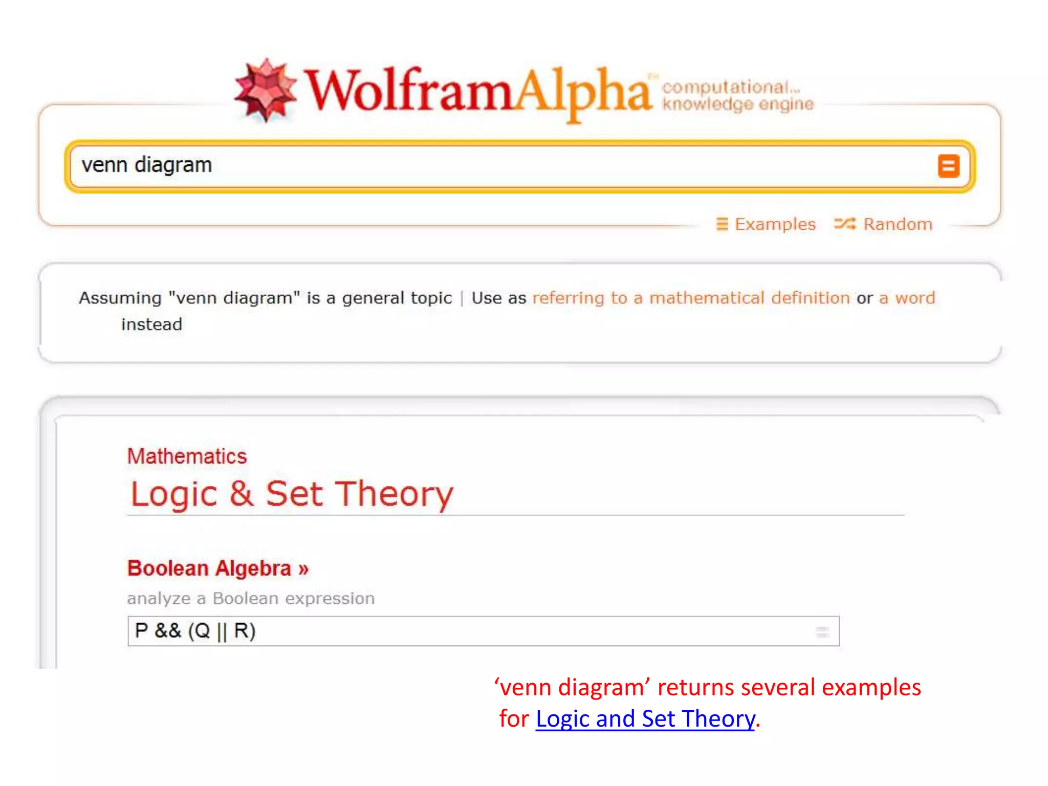 ‘venn diagram’ returns several examples
for Logic and Set Theory.