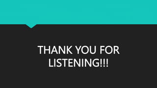 THANK YOU FOR
LISTENING!!!
 