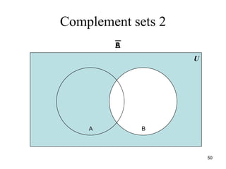 Complement Operational Set Set theory and its operations | PPT