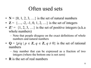 Set theory and its operations | PPT
