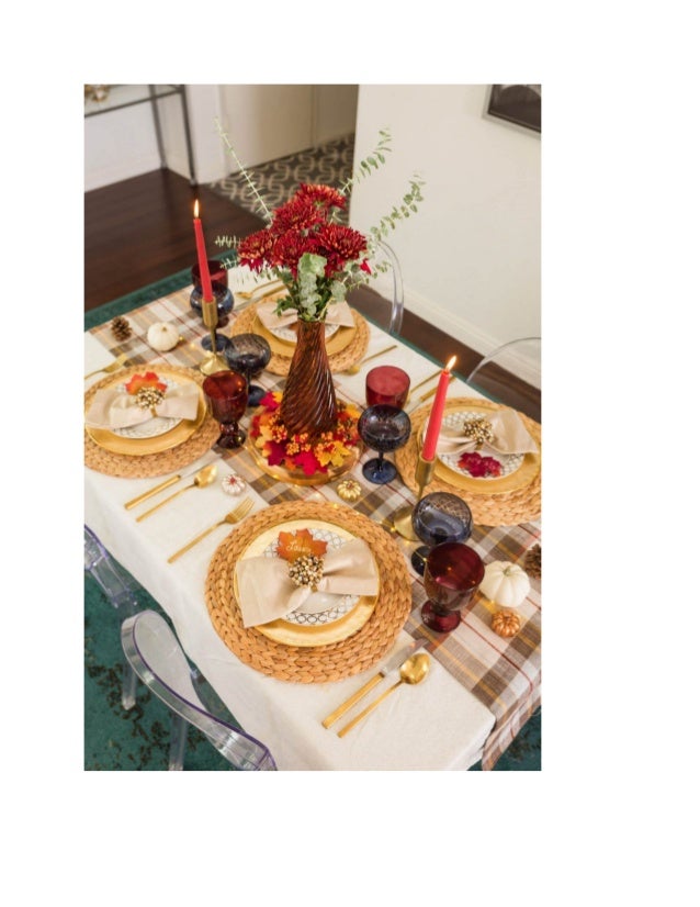Set The Table For Thanksgiving 15 Best Thanksgiving Dinner Decoration