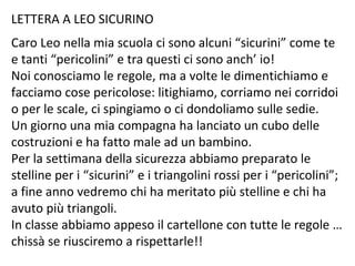 Settimana sicurezza primaria