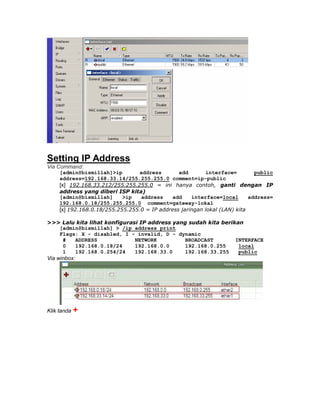 Setting buat-router-mikrotik- | PDF