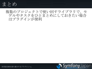 ץ饰vSΥǥ쥯ȥꘋޤȤäƤ -> php symfony generate:plugin sfSettingTablePlugin 