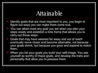 Setting Professional Goals | PPT