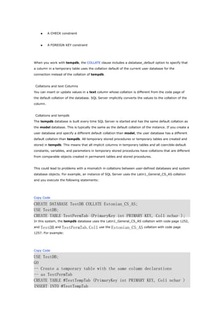 Setting And Changing The Column Collation.Doc