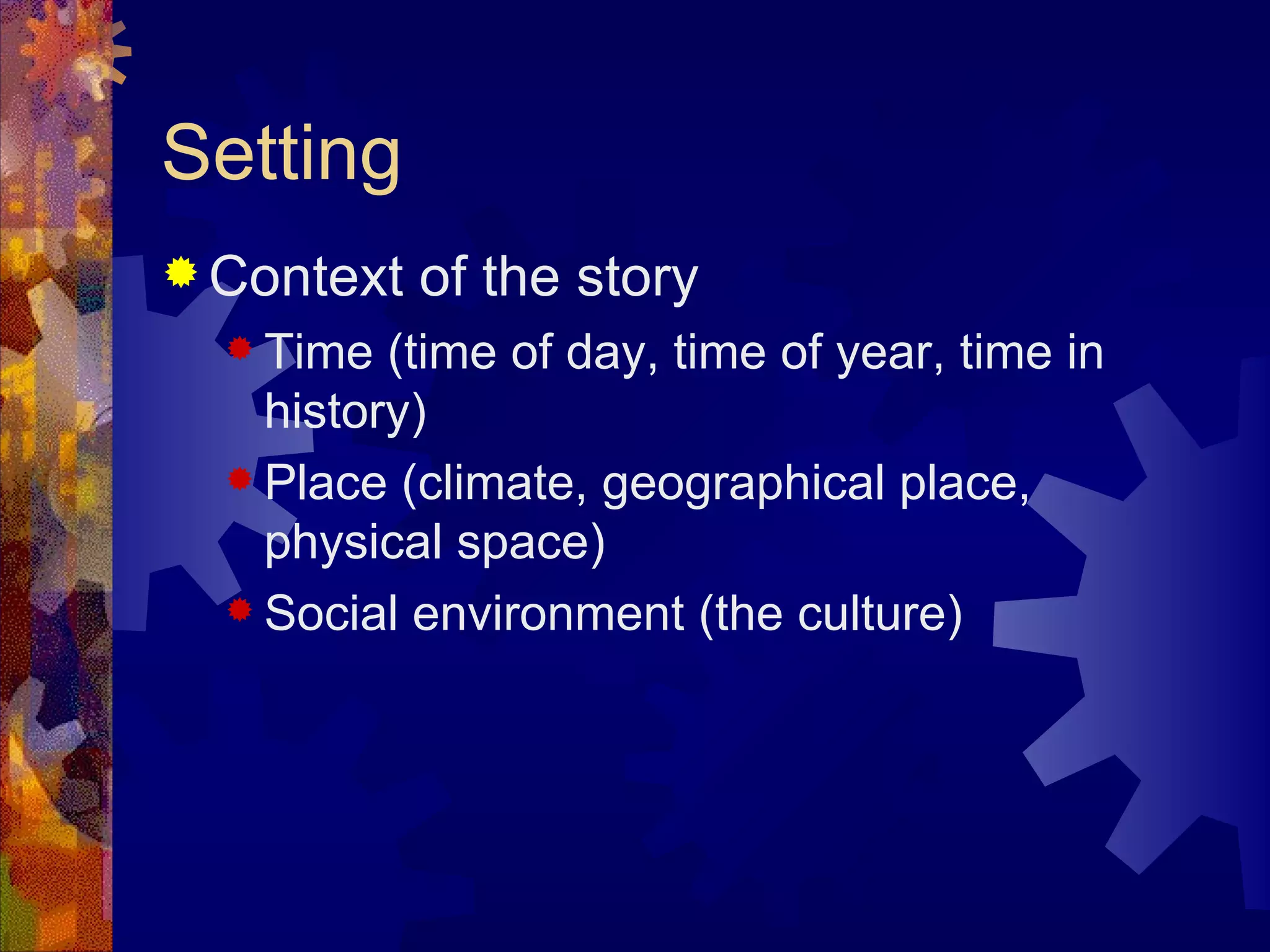 Setting and symbolism | PPT