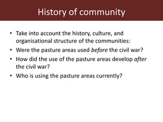 Setting boundaries: Legislation of communal pasture areas