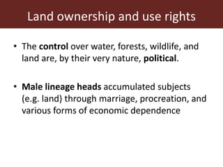 Setting boundaries: Legislation of communal pasture areas