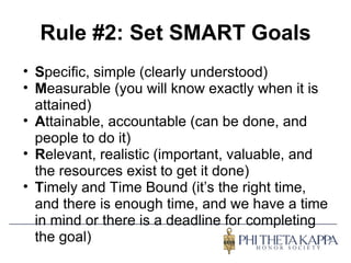 Setting Chapter Goals | PPT