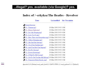 "If you love your content, set it free" ?