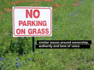 "If you love your content, set it free" ?