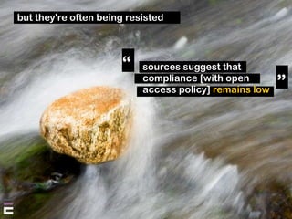 "If you love your content, set it free" ?