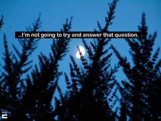 "If you love your content, set it free" ?