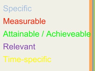 Setting goals for lifelong learning | PPTX