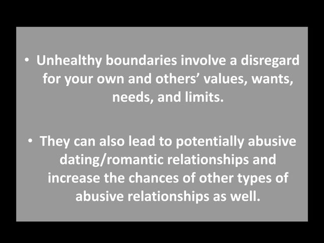 How to set and maintain healthy boundaries | PPTX