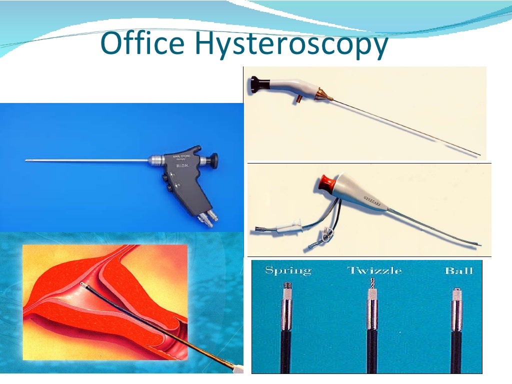Setting of Hysteroscopy unit