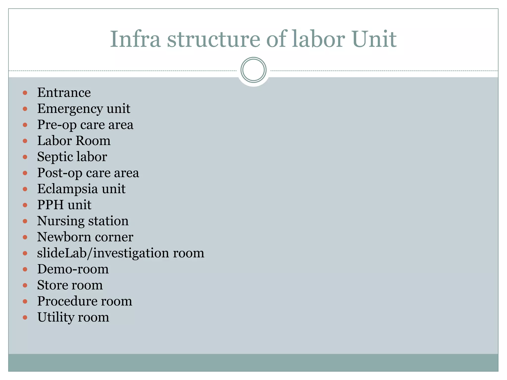 Setting of labor Room | PPTX