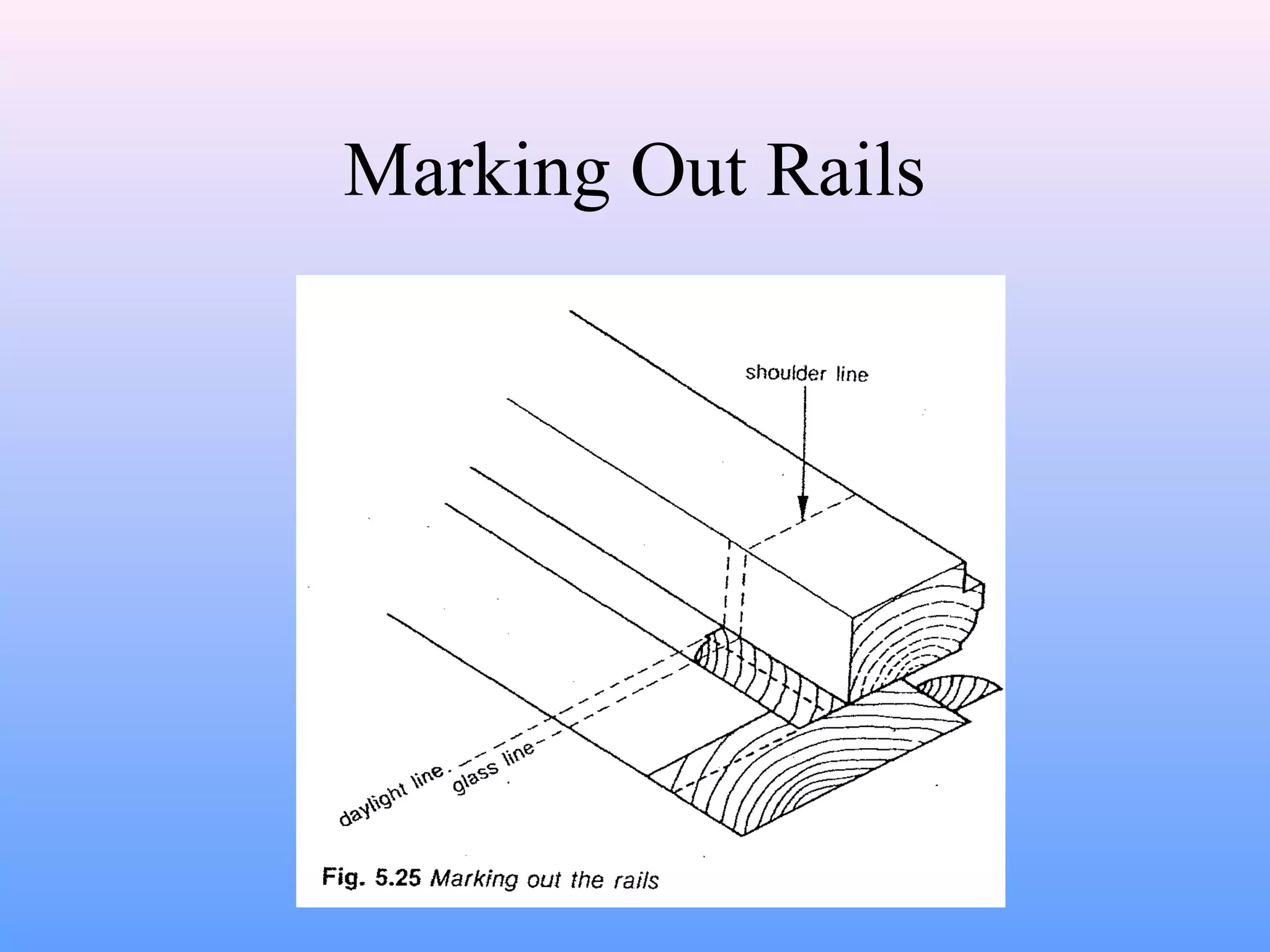 Marking Out Rails
 