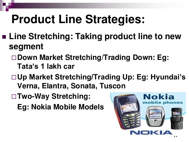 Product mix strategies trading up and trading down